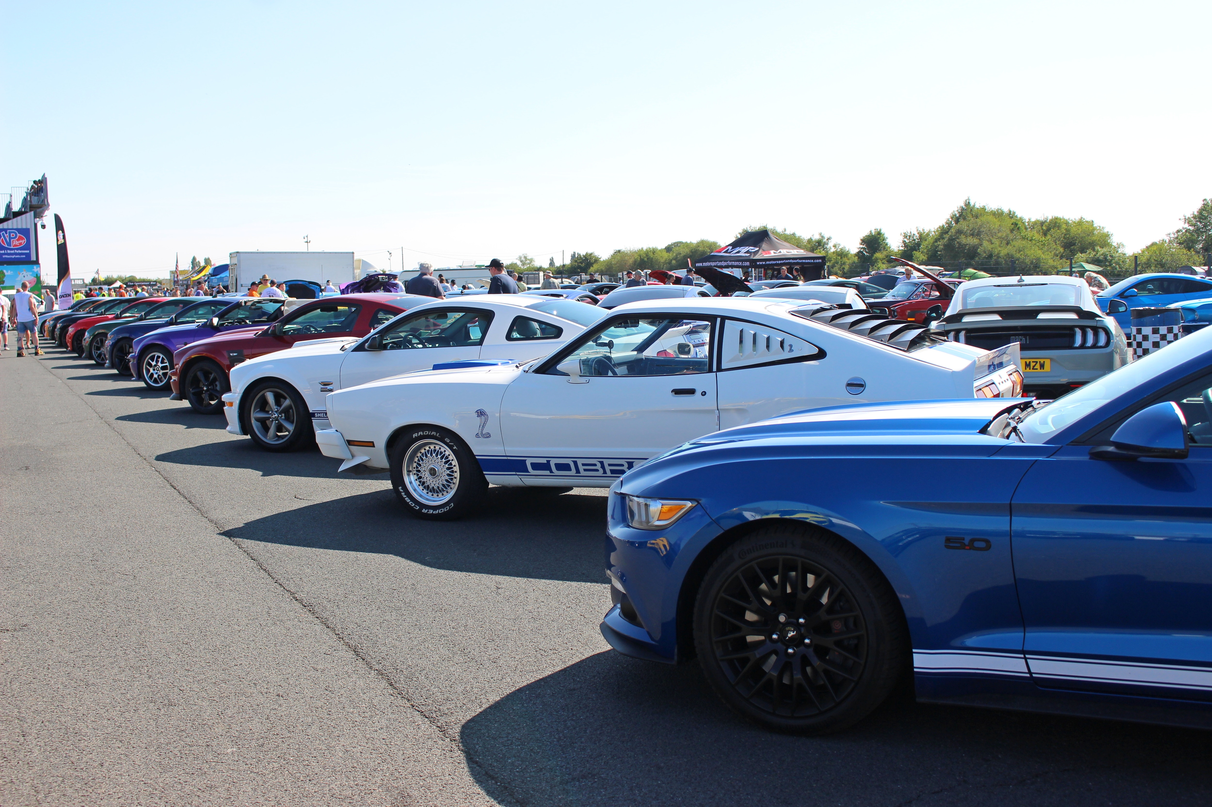 Mustangs through the ages on display with the MOCGB. License valid for earned editorial, press releases, press kits. All non-broadcast digital and online media Region: Global. This content is solely for editorial use and for providing individual users with information. Any storage in databases, or any distribution to third parties within the scope of commercial use, or for commercial use is permitted with written consent from Ford in Europe GmbH only. 